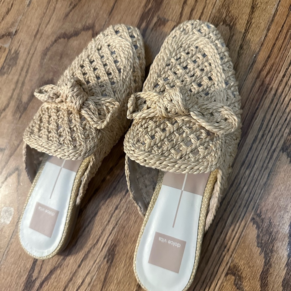 Dolce Vita Women's SABOR Loafer, LT Natural Raffia, 8.5 - Picture 2 of 6